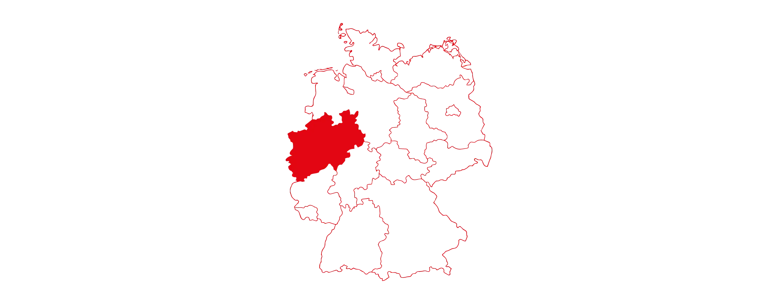 NRW Landkarte