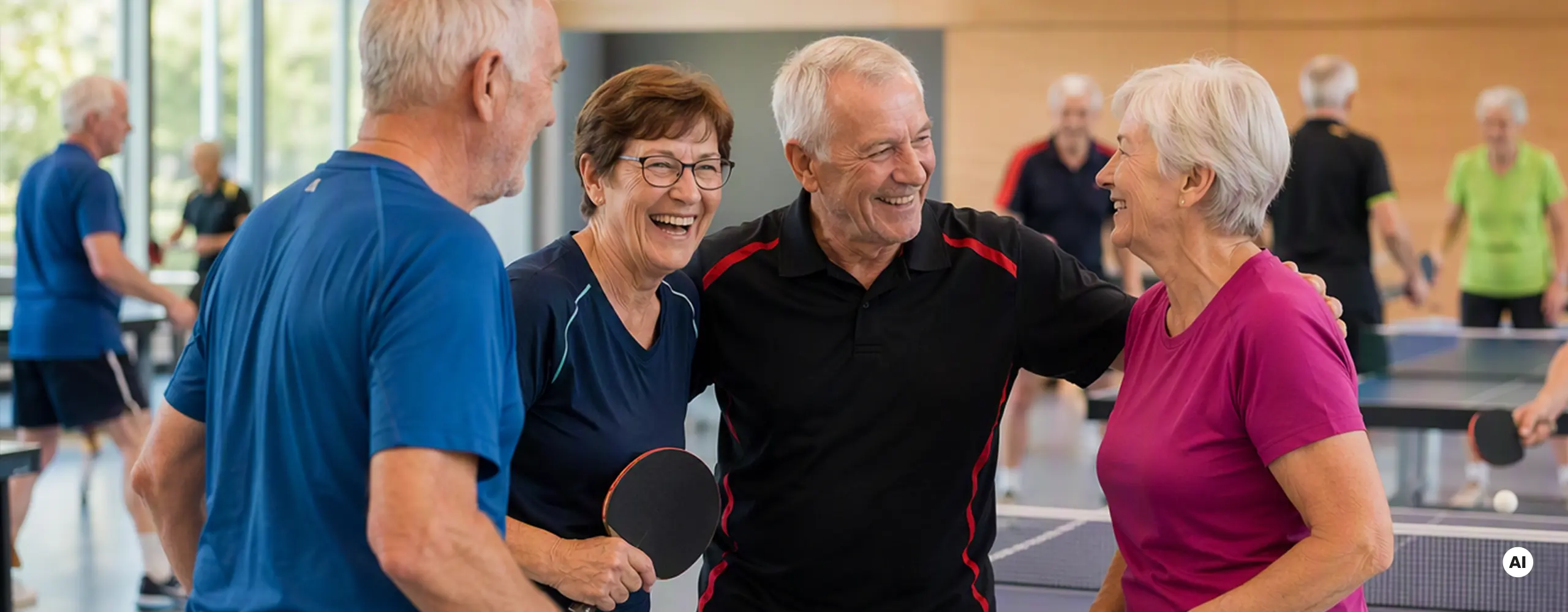 Tischtennis fördert Gesundheit gegen Parkinson
